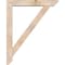 Ekena Millwork Traditional Slat Smooth Bracket w/ Offset Brace, Douglas Fir, 5 1/2"W x 32"D x 40"H BKT0604X32X40TRA06SDF - alternate 3